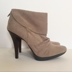 Suede Booties By Nine West Sz 9.5 NWT